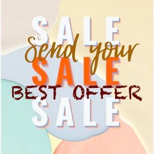 SEND‎ YOUR BEST OFFER‼️❗️‼️❗️

SALE SALE SALE‼️❗️‼️❗️